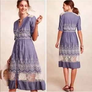 Moulinette Soeurs Dress Embroidered Waters 0